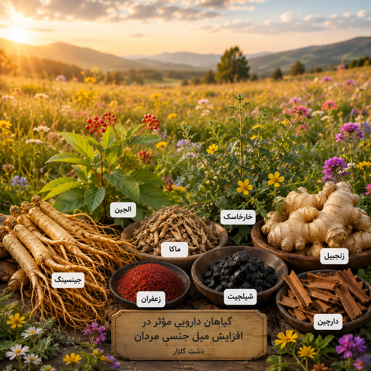 گیاهان اصل تقویت میل جنسی